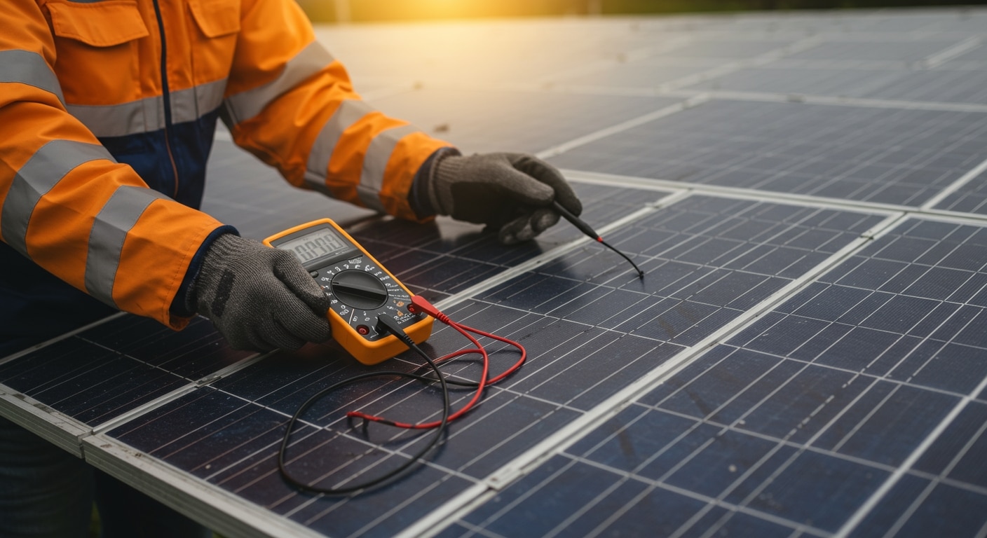Multimètre et panneaux solaires, comment faire un test fiable