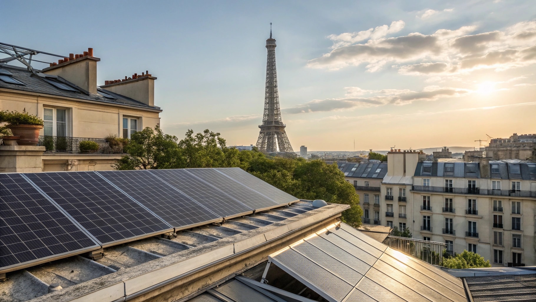 Photovoltaïque à Paris, une solution d’énergie propre en milieu urbain